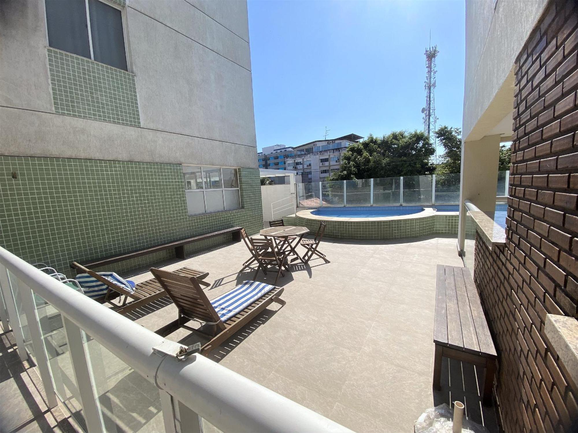 Apto 3 Qts Ar Piscina Churrasqueira Centro Cabo Frio